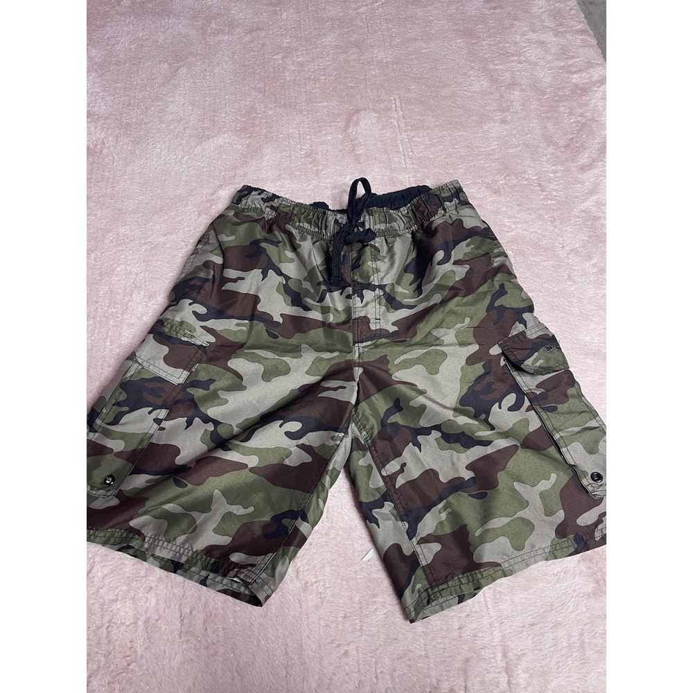 Mens Beverly Hills Polo Club Shorts Camouflage Size S I0223